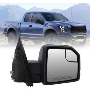 Side Mirror 5Pin For Ford F150 2015 2016 2017 2018 2019 2020 with power glass manual folding Outdoor Temperature Sensor (Right Passenger Side)