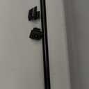 Ivilon Drapery Window Curtain Rod - End Cap Style Design 1 Inch Pole. 28 to 48 Inch Color Black