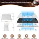 6 Pack Coffee Maker Filter Replacements - Fits All Keurig Coffee Makers - Charcoal Fiber Water Filter Replacement
