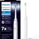Philips Sonicare 4100 Rechargeable Electric Toothbrush, with Pressure Sensor, 2 Intensity Settings, SmarTimer and QuadPacer, 14-Day Battery Life, White, Model HX3681/23