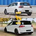 KHK MK7 Rear Window Roof Spoiler, Gloss Black Rear Top Spoiler Wings, ABS Material Fits for VW Golf Mk7/Gti Hatchback 2015-2019
