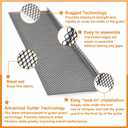 Blulu 1 Pcs Lock in Gutter Guard 6 Inch x 75 ft Stainless Steel Micro Mesh Leaf Gutter Screens Protection Covers Fit 4", 5" and 6" K Style