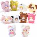 Nommi Plush Blind Box Plush Figure Toys 1PC (1 of 10 Possible Styles) Nommi Baby Series Birthday Gifts, 5 in