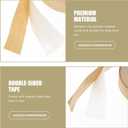 Vintage Decor 10Pcs Cloth Lamp Cover Edging Strip Light Shade Edges Banding Accessory for Home Using Natural Linen Fabric