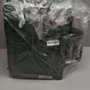 Heated Cat House for Outside, Insulated Weatherproof Heated Outdoor Cat House with Waterproof Eaves & Escape Door, Elevated Outdoor Cat Shelter for Feral Stray Cat (Green, 16.5"x12.6"x16.9")