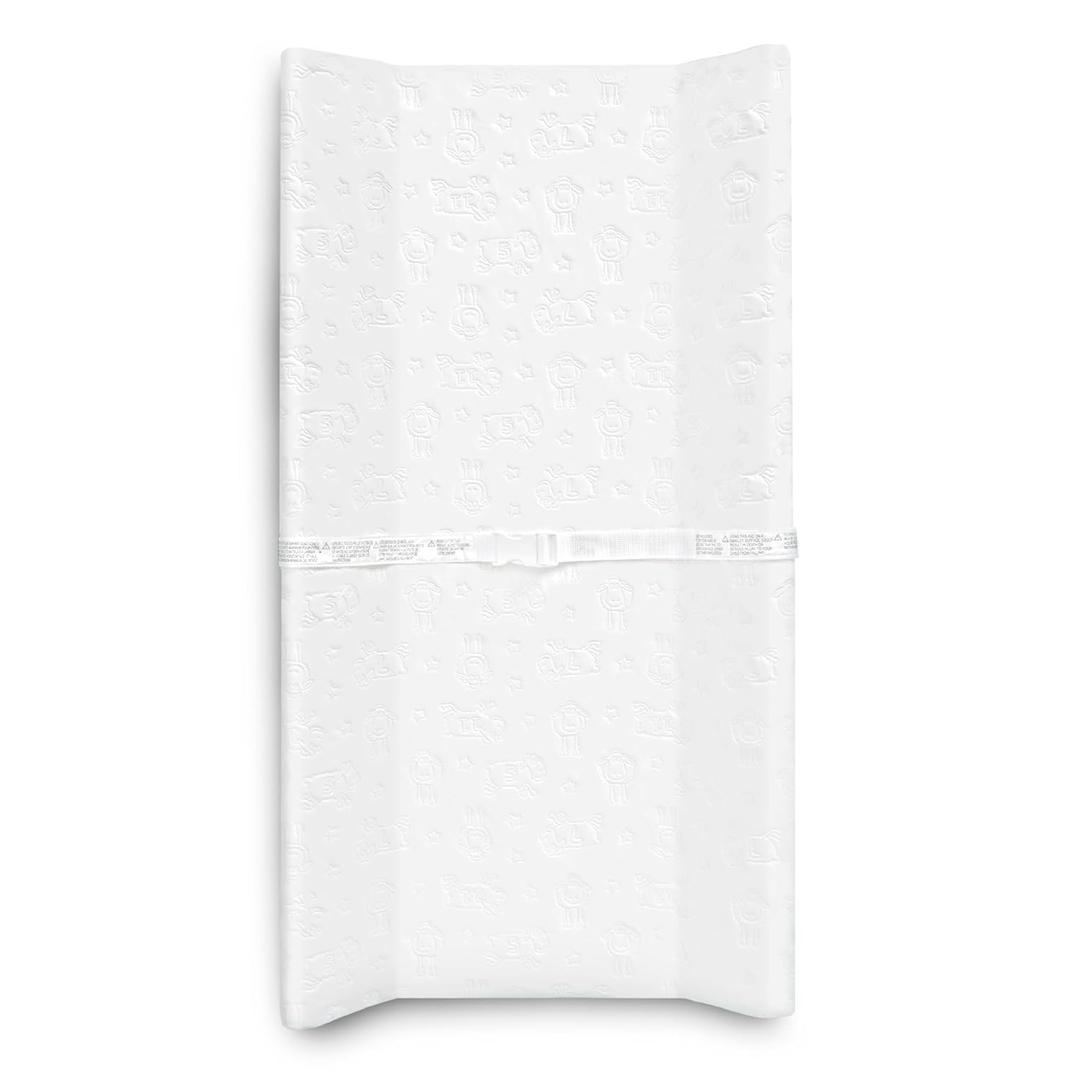 Serta Foam Contoured Changing Pad with Waterproof Cover (White)