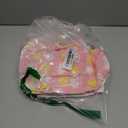 Buryeah 4 Pack Preemie Swaddle Blanket Wrap Set with Hat for Baby Boys Girls 3-7 Lbs Preemie Newborn Clothes Sleepers Cap (Pink)