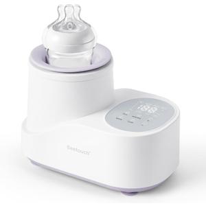 360° Airflow Heating Waterless Baby Bottle Warmer with Gentle Rock Motion for Breastmilk and Formula - Precise Temperature Control & Even Heat Distribution