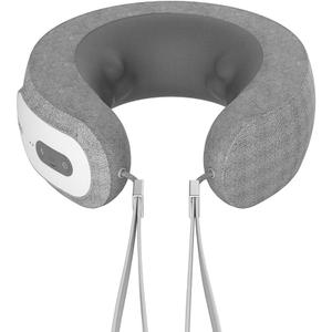 Breo iNeck3 Pro Electric Neck Massager, Shiatsu Massage Pillow with Heat, Deep Tissue Kneading & APP Control, Small & Lightweight, Good for Travel, Home & Office Relaxation, Ideal Gift Choice (Silver)