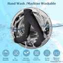 Heated Socks for Men Women - Washable, Rechargeable Cold Weather Heated Ski Socks for Fishing Skiing Hunting Hiking Skating, Christmas (Black & Gray)