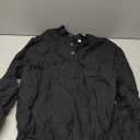 NITAGUT Men Henley Neck Long Sleeve Daily Look Linen Shirts, Large
