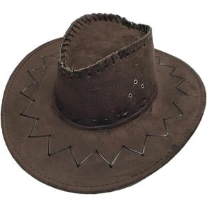 Fedora Hat Cap for Men Top Hat for Men Outdoor Use Large Brim Water Droplet Sunscreen Hat Couple Jazz Hat for Parties(MZ1441 Dark Coffee) (Color-57)
