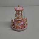Carousel Snow Globe Birthday Gift for Girls Daughter, Carousel Music Box Plays You are My Sunshine, Upgraded Merry Go Round Carousel Horse Gifts for Mom Friend Sister Women