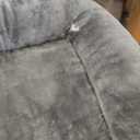 Bedsure Orthopedic Dog Bed Medium Size Dogs - Washable Medium Dog Bed Waterproof, Comfort Pet Couch with Washable Removable Cover, Supportive Foam Pets Sofa with Nonskid Bottom, Grey 28x23x6,5 inch.