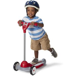 Radio Flyer, My First Scooter for ages 2-5, Toddler Scooters with three wheels and wide deck for stability 