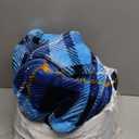 Electric Blanket Heated Throw, Soft Flannel 50"x60" Plaid Heating Blanket with 8 Hours Auto Off 10 Fast Heating Levels Machine Washable Sherpa Heated Blanket with Overheating Protection (Blue)