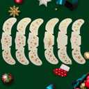 2 x Christmas Glitter Face Tattoo Gold Freckles Glow Up Makeup Patches, Glitter Makeup Accessories for Christmas Makeup Carnival Party, 6 Patterns