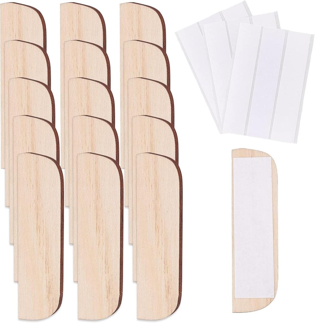 CRASPIRE 15PCS Hinge Repair Plates 3.5inch/8.9cm Hinge Repair Board Cabinet Door Furniture Hole Cover Plate with Double Sided Stickers for Door, Cabinet, Furniture Repair