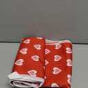 Artoid Mode Red Candy Floss Love Heart Valentine's Kitchen Towels Dish Towels, 18x26 Inch Anniversary Wedding Decoration Cleaning Set of 2