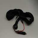 Heated Steering Wheel Cover Universal 12V Steering Wheel Warmer 14.5-15.5 Inch Heated Auto Steering Wheel Protector Cover for Cars Trucks Vans (Black)