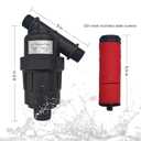 Drip Irrigation Inline Hose Filter: 3/4" x 3/4" Male Thread Connections with 120 Mesh Screen Garden Hose Y Filter for Drip Irrigation System
