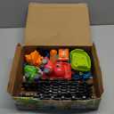 Train Set for Toddlers w/Steam, Music & Lights - Electric Train Toys for Kids w/Tracks Accessories, Including 3 Dinosaur Car and 3 Trailer, Christmas Birthday Gifts for 3 4 5 6+ Years Old Boys Girls.