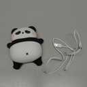 Rechargeable Cute Panda Night Light, 3 Level Dimmable Nursery Nightlight with Timer, Silicone Light Cute Animal Night Lamp for Breastfeeding Toddler Baby Kids Decor, Squishy Lamps Girls Panda Gifts
