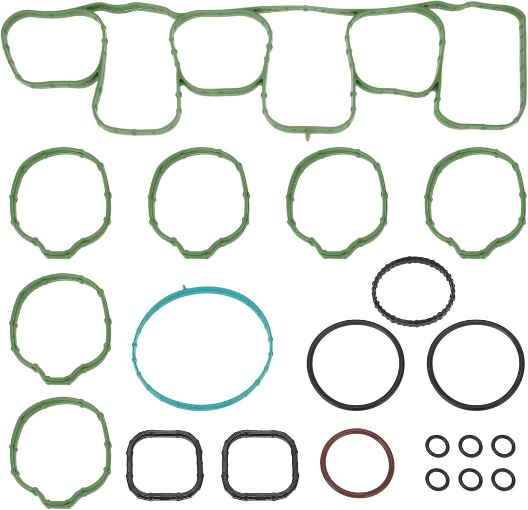 No.MS97118-1 Lower and Upper Engine Intake Manifold Gasket Set for Ford F-150 2011-2014 for Lincoln MKS 2013-2016 Replaces No.MS971181/AT4Z9H486A