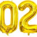 2026 Gold Balloons, 40" Large Gold 2026 Balloons Helium Mylar Foil Balloons for 2026 New Year Christmas Graduation Party Decoration