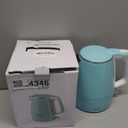 Electric Kettle(BPA Free), Double Wall Water Boiler Heater, Stainless Steel Interior, Cool Touch Coffee Pot & Tea Kettle, Auto Shut-Off and Boil-Dry Protection, 1.5L