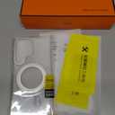 for Samsung Galaxy S23 Ultra/S22 Ultra Case Clear, with 2 Screen Protectors, 360 Spin Magnetic Stand, Compatible with Magsafe, Slim Phone Case