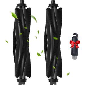 L60/L50 Replacement Roller Brush Kit for Eufy L60/L60 Hybrid/L60 SES/L50 SES/L50 Series Robot Vacuum, 2-Pack Multi-Surface Brushes with Cleaning Tool