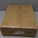 Bar Cart, Gold Bar Cart for The Home, Small Bar Cart on Wheels, Beverage Cart, Home Bar Serving Cart with Glass Holder, Drink Cart for Bar, Kitchen, Marble White and Gold BC03DW