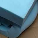 DUMOS Mattress Toppers Memory Foam Full, 2 Inch Thick Bed Topper Pad Cooling Gel Infused Soft Comfy Padding Breathable for Sleeper Sofa Couch RV Camper, CertiPUR-US Certified, Blue