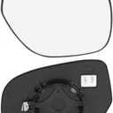 TOP-VIGOR 1-Pack Passenger Side Heated Mirror Glass Compatible with Mitsubishi Outlander 2014 2015 2016 2017 2018 2019 2020, Right Heated Mirror with Backing Plate, Relpace 7632B610