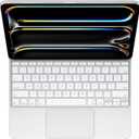 Apple iPad Magic Keyboard Case for iPad Pro 13-inch (M4 and M5), Great Typing Experience, Built-in Trackpad, Function Row, US English - White