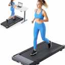 Walking Pad Treadmill, 3 in 1 Portable Under Desk Treadmills for Home Small Space, Quiet Compact Folding Treadmill with Remote Control, 320 LBS Capacity