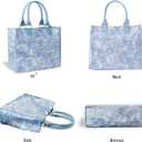 Tote Bag for Women - Large Size Transparent PVC Handbag, Waterproof, Sand-Resistant, for Shopping, Beach Vacation