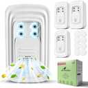 Ionic Air Purifier, 2026 New Plug in Negative Ion Air Purifiers, Quiet Air Freshener, Filter Free, for Home, Bedroom, Office, Basement, Odor, Smoke, Dust, Pet Smell (4Pcs, with 8 Fragrance Tablets)