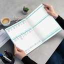 Clever Fox Income & Expense Tracker Large – Accounting & Bookkeeping Ledger Book for Small Business – 2-Year Record Notebook, A4 (Turquoise)