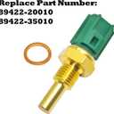 Engine Coolant Temperature Sensor 89422-20010 89422-35010 with Connector Pigtail Harness Compatible with Toyota 4Runner Tacoma Camry Tundra Lexus ES350 ES330 GX460 GS350 RX300