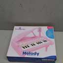 Love & Mini Pink Piano Toys for 1+Years Old Girls First Birthday Gifts Toddler Piano Music Toy Instruments with 24 Keys and Microphone