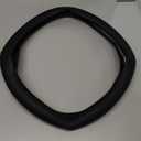 Uxcer Nappa Leather Steering Wheel Cover Compatible with Tesla Model 3/ Y 2016-2025 2026 Juniper/ Highland, Non-Slip Breathable Model 3/ Y Steering Wheel Protector, Black