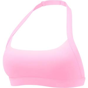 VOYJOY Sports Bras for Women Basic Wireless Bra Crop Workout Yoga Bra Sexy Tank Top (Pink, M)