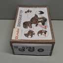 3-Pack Electronic Walking Dinosaur Toys for Toddlers 2-4, Moving Dinosaurs Toys with Lights, Roaring Sounds, T-Rex, Brachiosaurus & Stegosaurus, Xmas Birthday Gift for 2 3 4 5 6 Years Old Boys