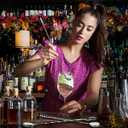 2 x JETKONG 3 Pcs Cocktail Mixing Spoons 12-Inch Bar Spoon Long Stirring Spoon Drink Stirrers Cocktail Spoons for Tea, Coffee, Ice Cream, Juice, Drinks, Milkshakes