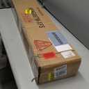 TEENFON Bathroom Cabinet, Narrow Bathroom Storage Cabinet with 5 Adjustable Shelves & Drawer, Freestanding Cupboard for Small Spaces, White