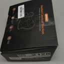 DEMACAT 3s Heated Neck Stretcher for Pain Relief, Graphene Heating Pad, Odorless Neck Cloud Cervical Traction Device Chiropractic Pillow for Shoulder, Christmas Gifts for Women, Men, Mom, Dad (Black)