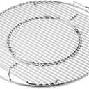 Weber Gourmet BBQ System Hinged Cooking Grate Add Charcoal Without Removing Grate, Includes 12" Insert, Fits 22.5" Weber Charcoal Grills, Kettle