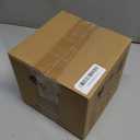 White Tissue Box Cover Square Resin Tissue Holder for Home Decor, Hand Poured Marble Ribbed Cube Tissue Box Holder  5.5 Inch Heavy Duty Luxury Tissue Box Case for Bathroom, Living Room, Office